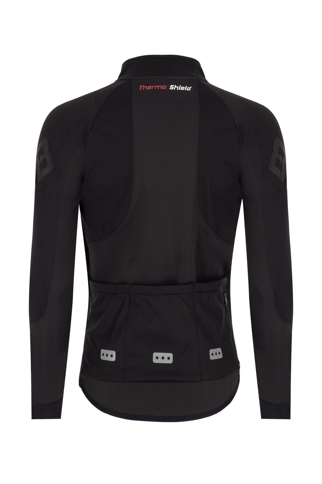 Thermo Shield Slim Fit Kışlık Bisiklet Ceketi Siyah