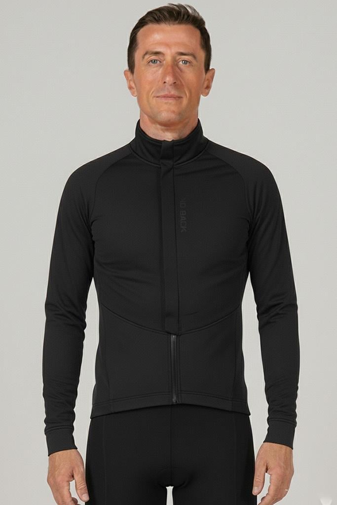 Thermo Shield Slim Fit Kışlık Bisiklet Ceketi Siyah