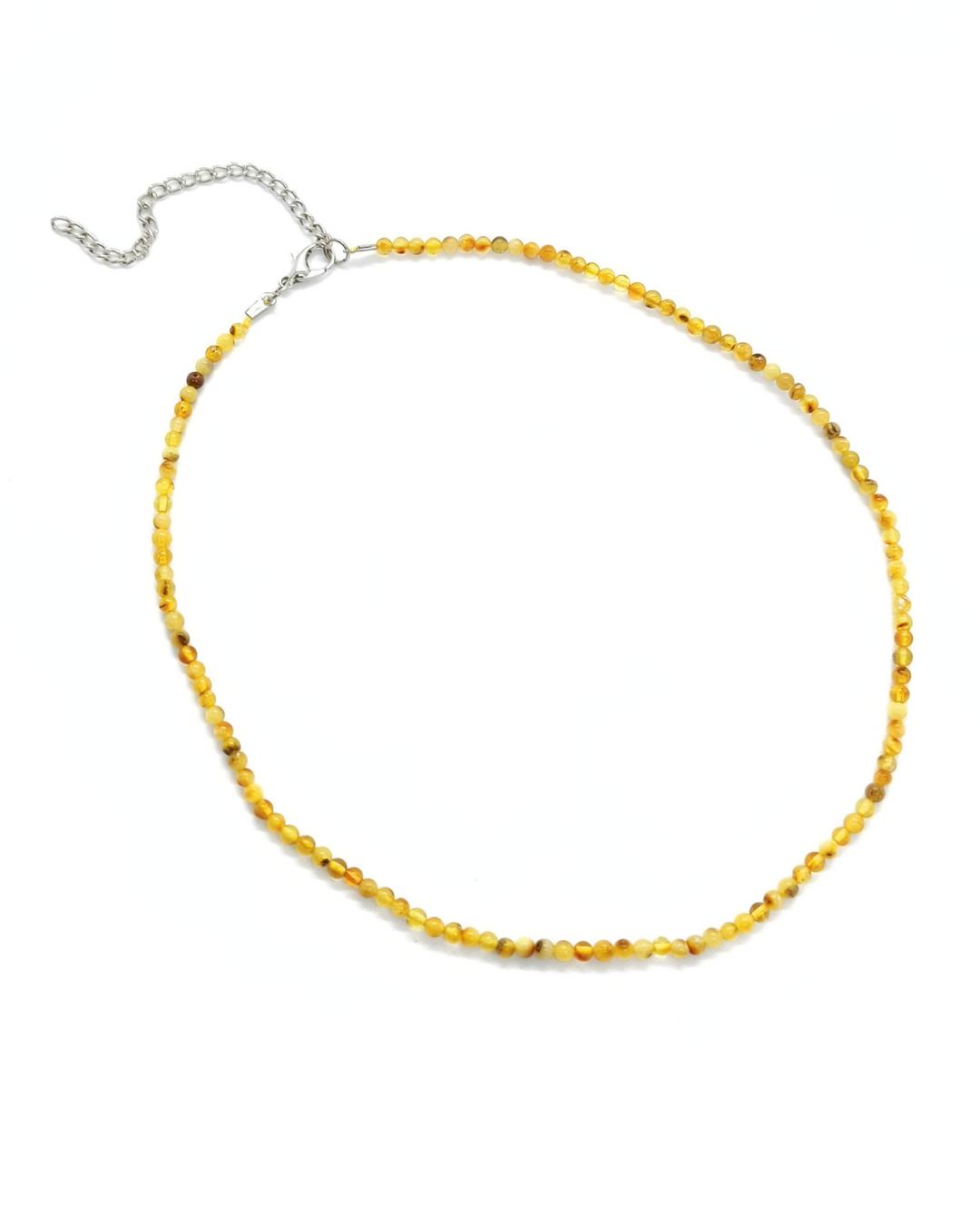 Minimal Kehribar Kolye - 3 mm