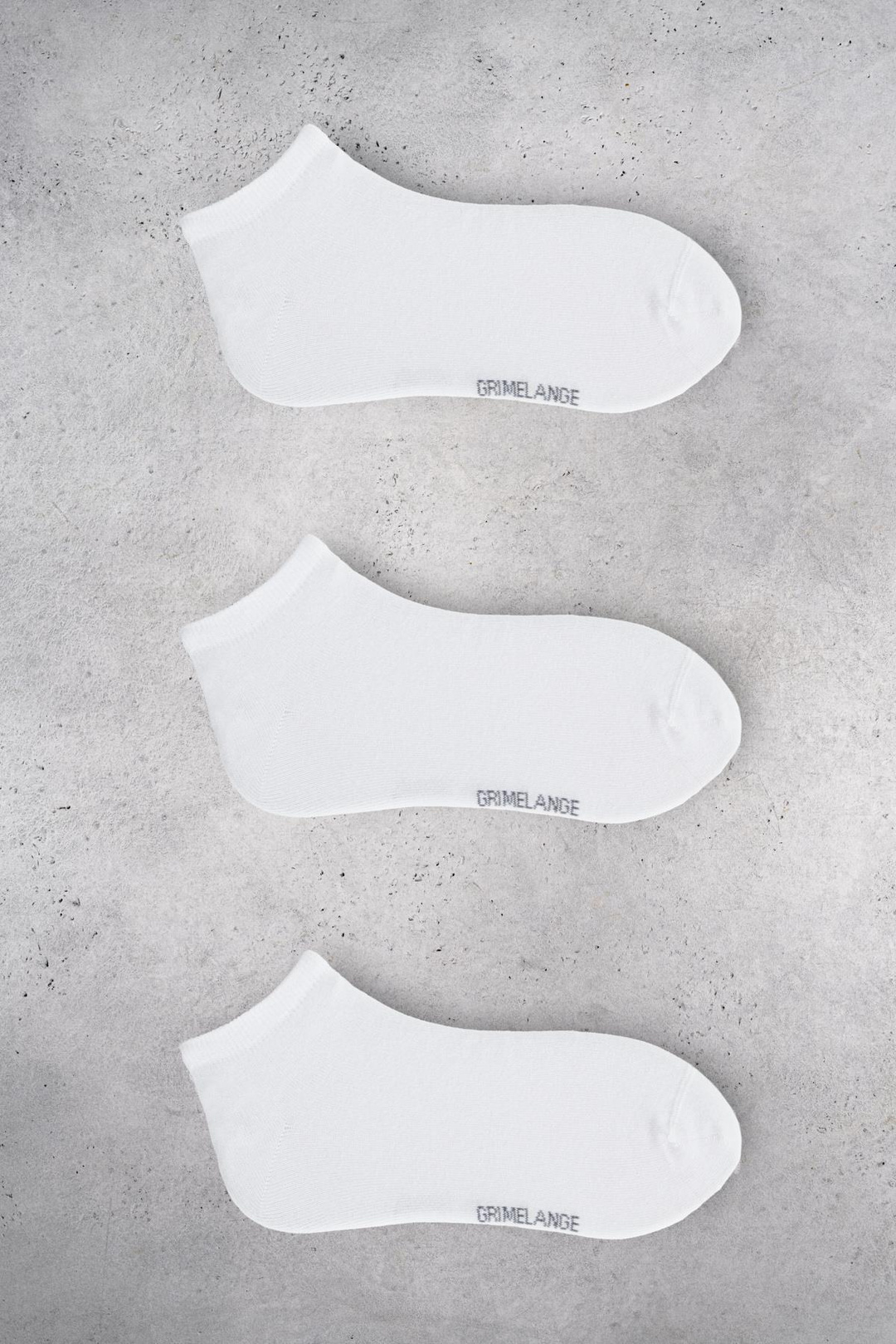 BALDEMAR Erkek Organik Pamuklu 3 Lü Paket Beyaz Çorap