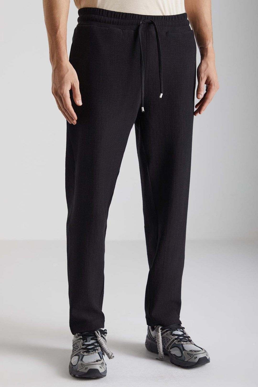 BERTHOLA  Regular Siyah Tekli Eşofman Takımı