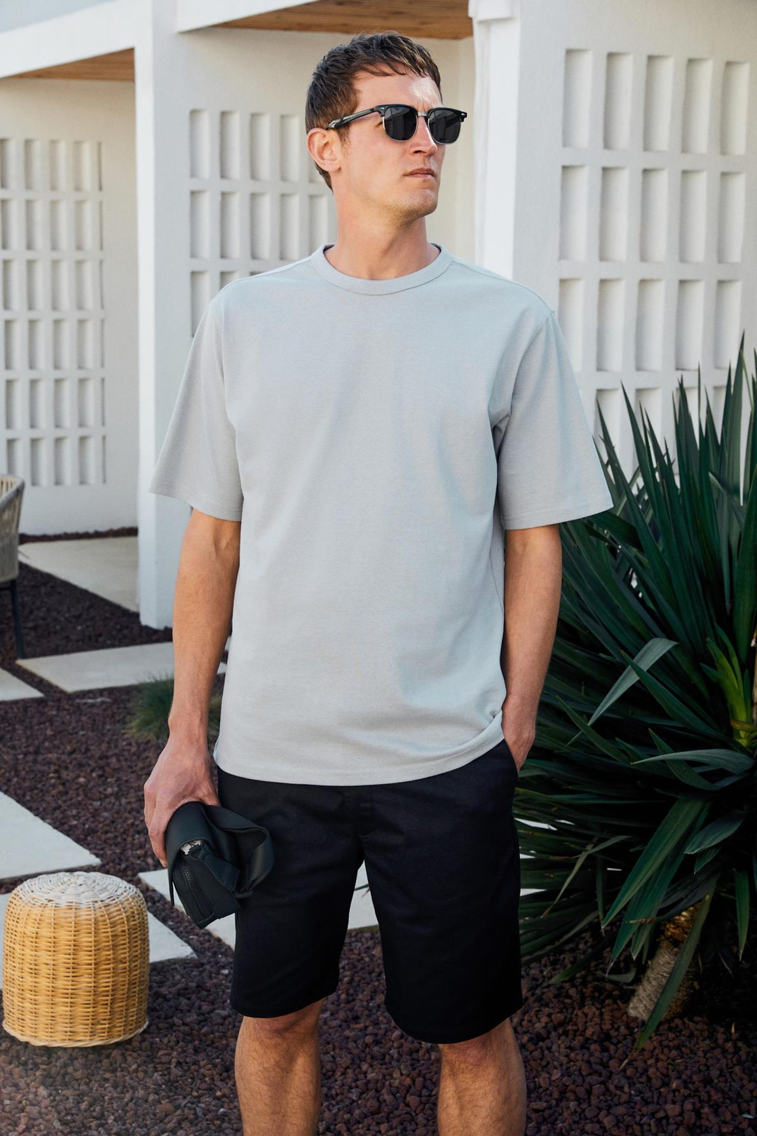 CATWALK Erkek %100 Pamuk Regular Fit Mavi T-Shirt