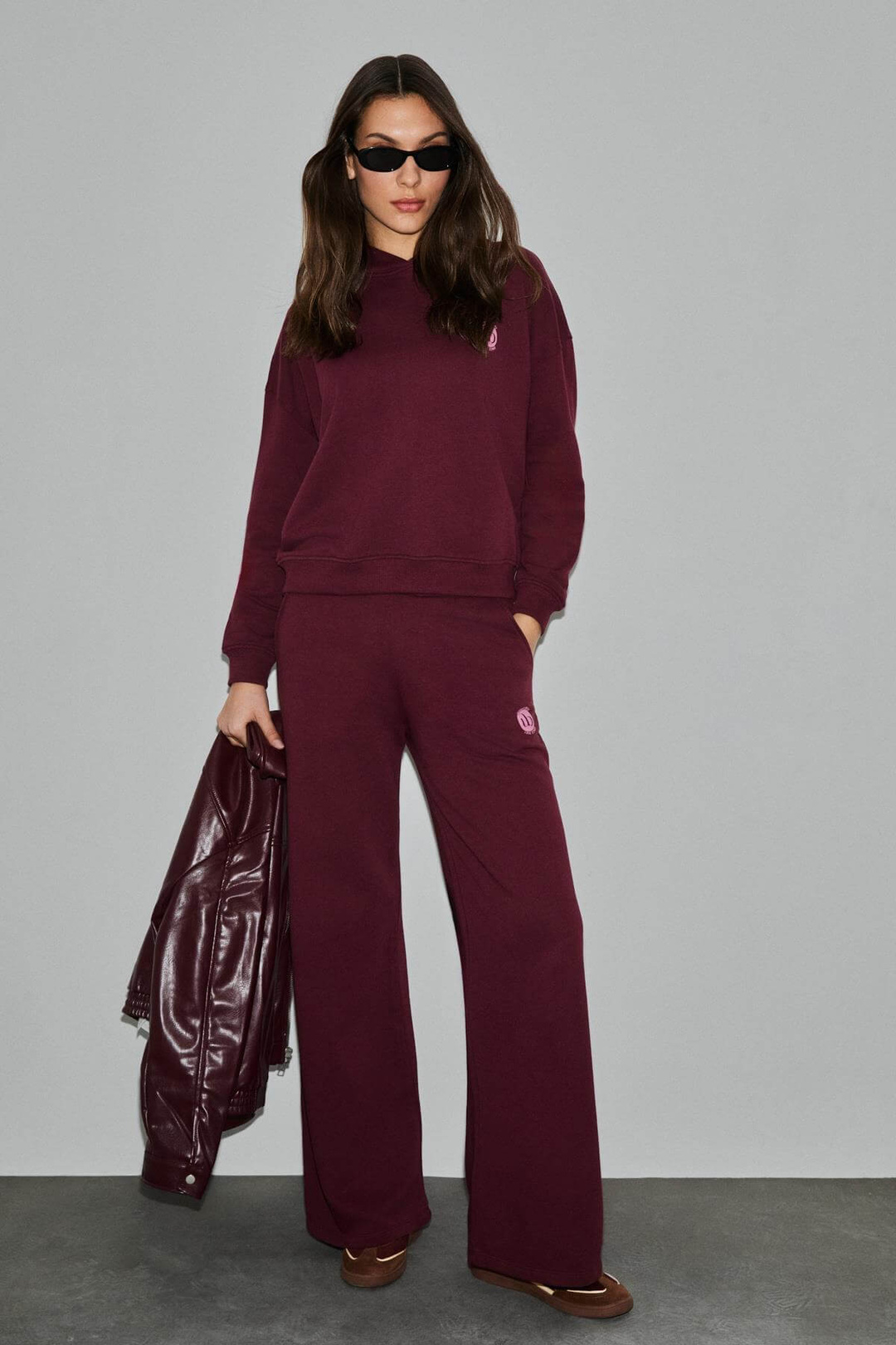 ELITSA Kadın Bordo Sweatshirt