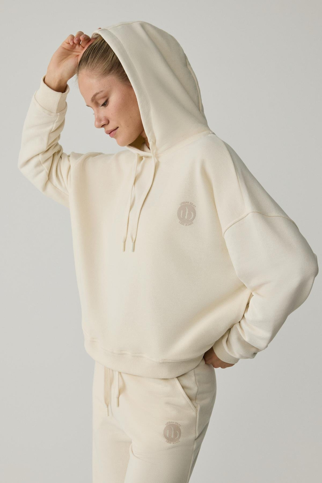 ELITSA Kadın Ekru Sweatshirt