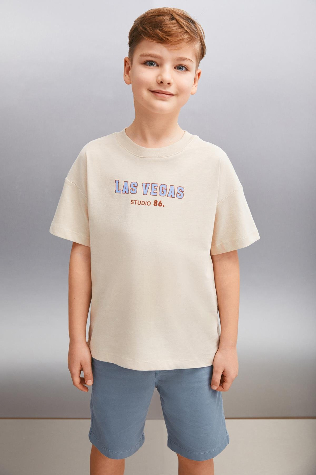 INIGO  Regular Bej Tekli T-Shirt