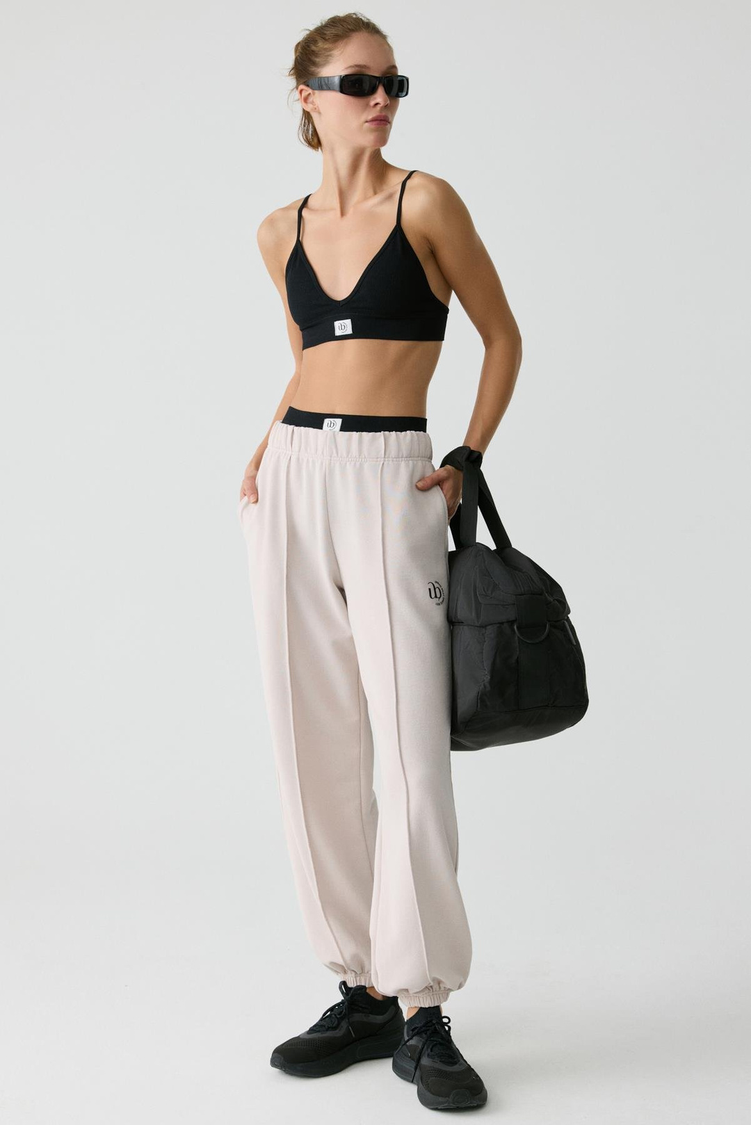 KOREL Kadın Taş Rengi Eşofman Altı