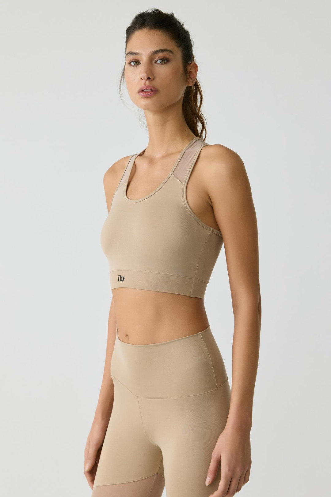 LISSA Kadın Tül Detaylı Vizon Atlet