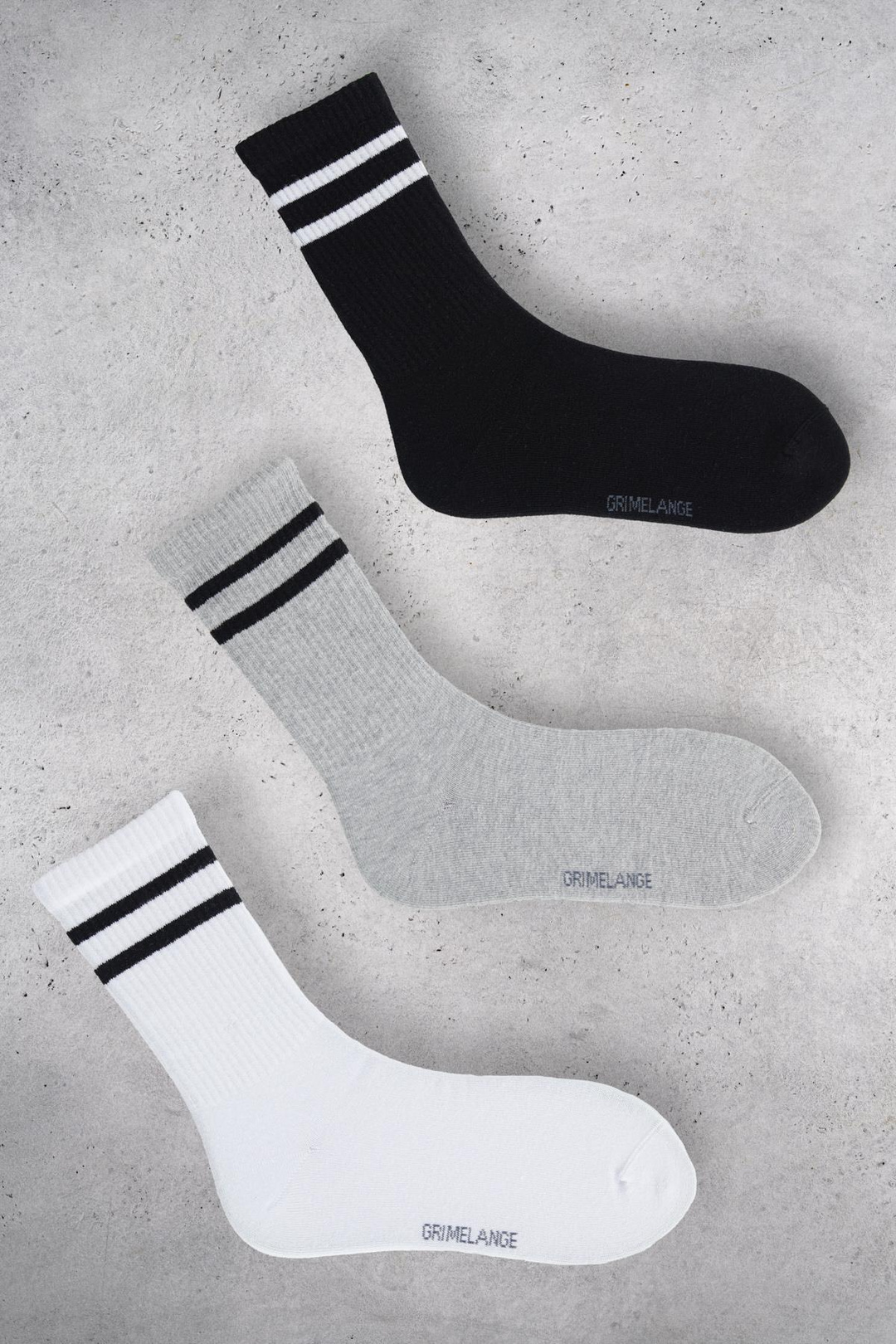 SAURON Erkek Organik Pamuklu 3 Lü Paket Çok Renkli Çorap