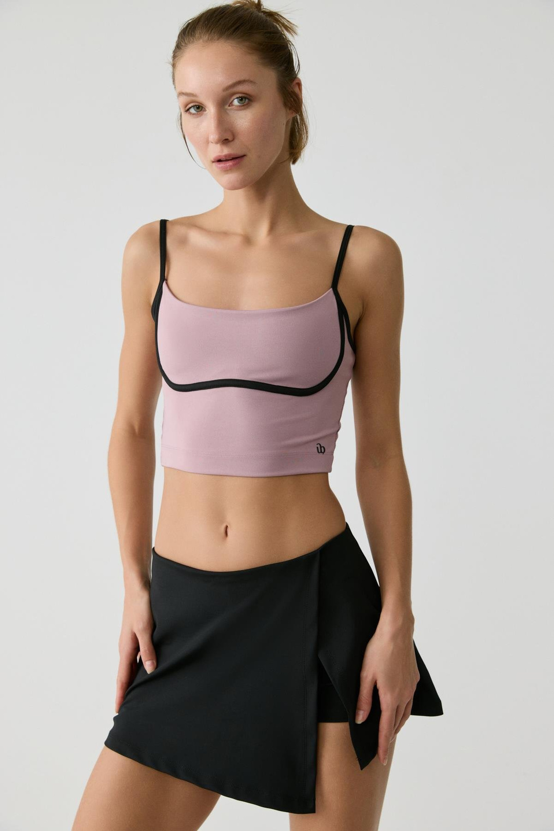 SHAVONTE Kadın Askılı Gogusaltı Biye Detaylı Gül Kurusu Büstiyer