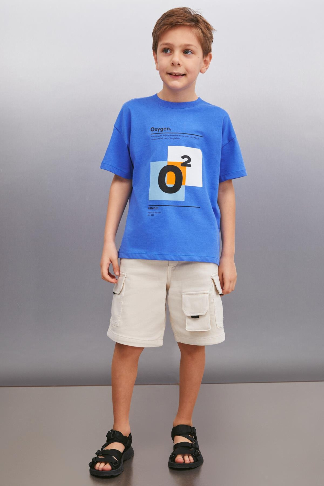 ZADIG Erkek Saks Mavi T-Shirt