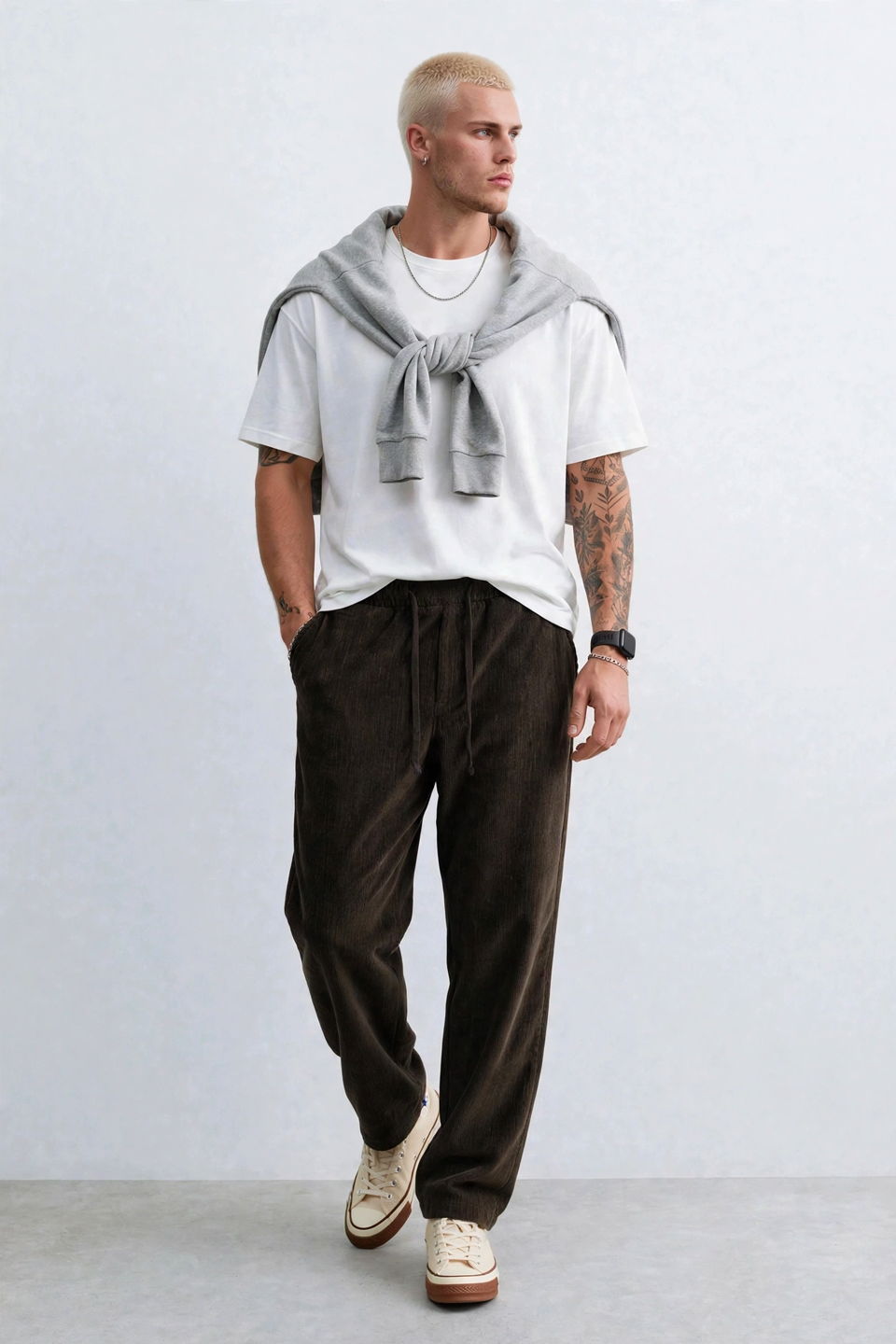 Erkek Urban Flex Pantolon - Acı Kahve