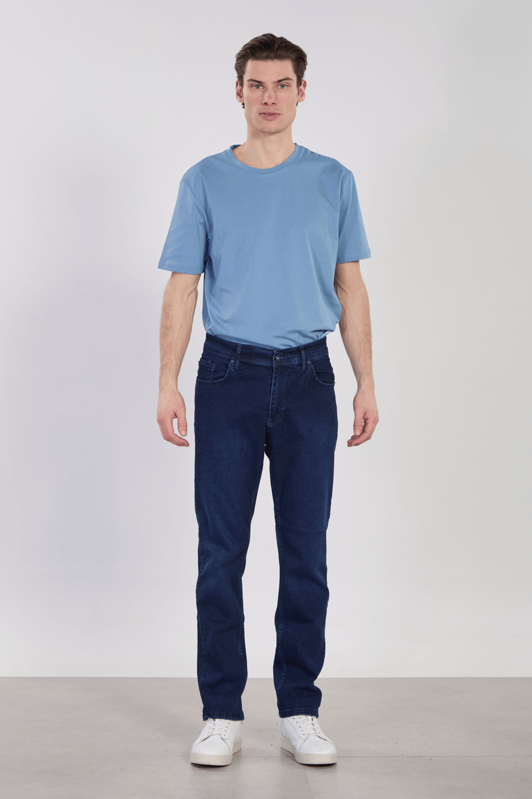 Erkek Mirza Regular Fit Jean Pantolon - Koyu Mavi