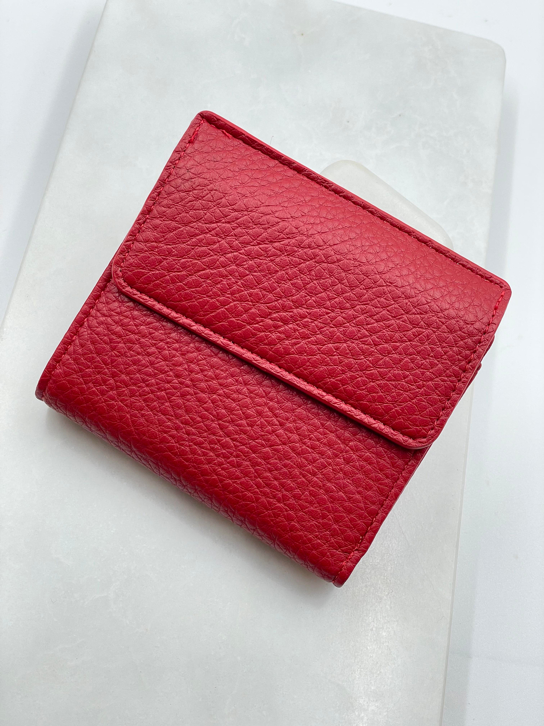 Küçük Kapaklı Cüzdan Kırmızı