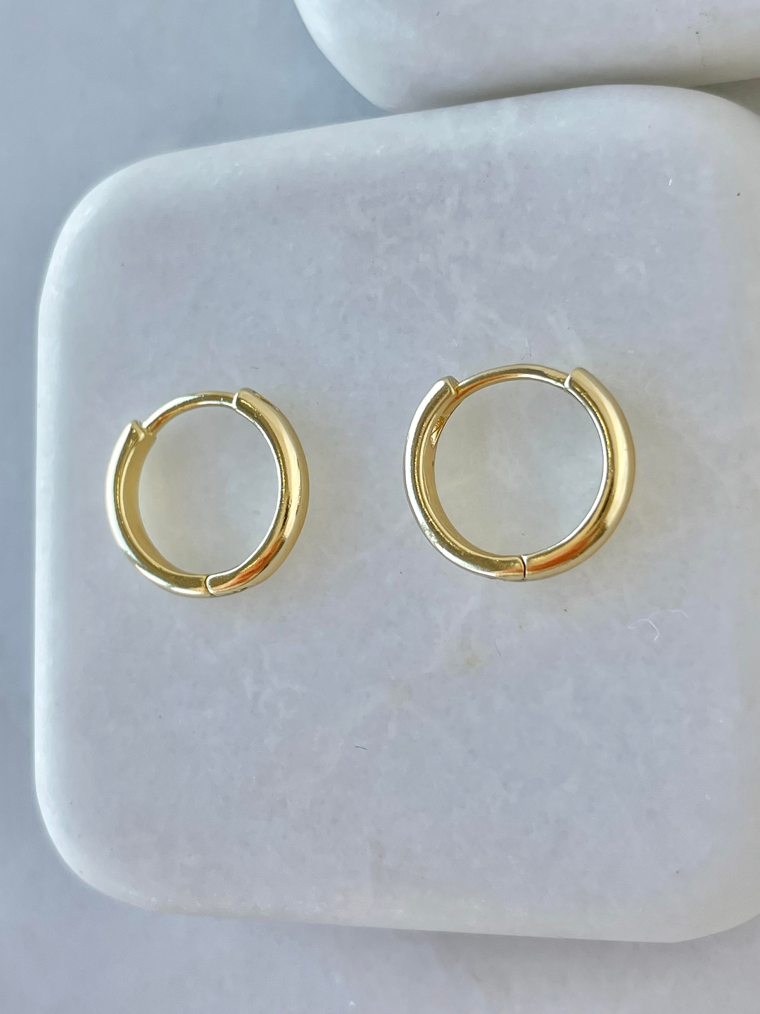 Özel Seri Minik Basic Halka Küpe Gold