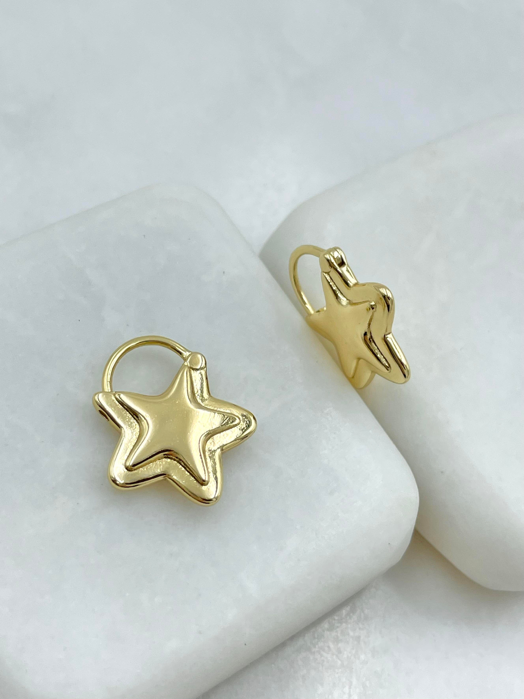 Özel Seri Yıldız Küpe Gold