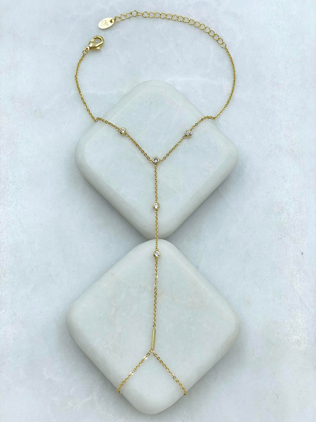 Altın Kaplama Kristal Taşlı Sütun Model Şahmeran Gold