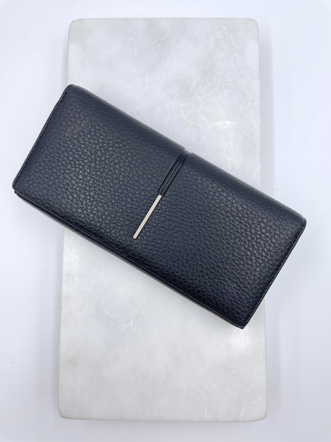 Yumuşak Dokulu Deri Cüzdan Siyah