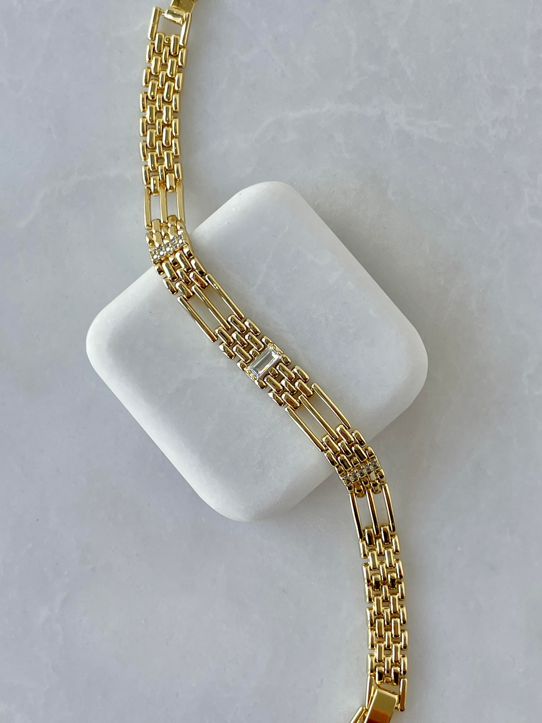 Özel Seri Baget Taşlı Sütun Bileklik