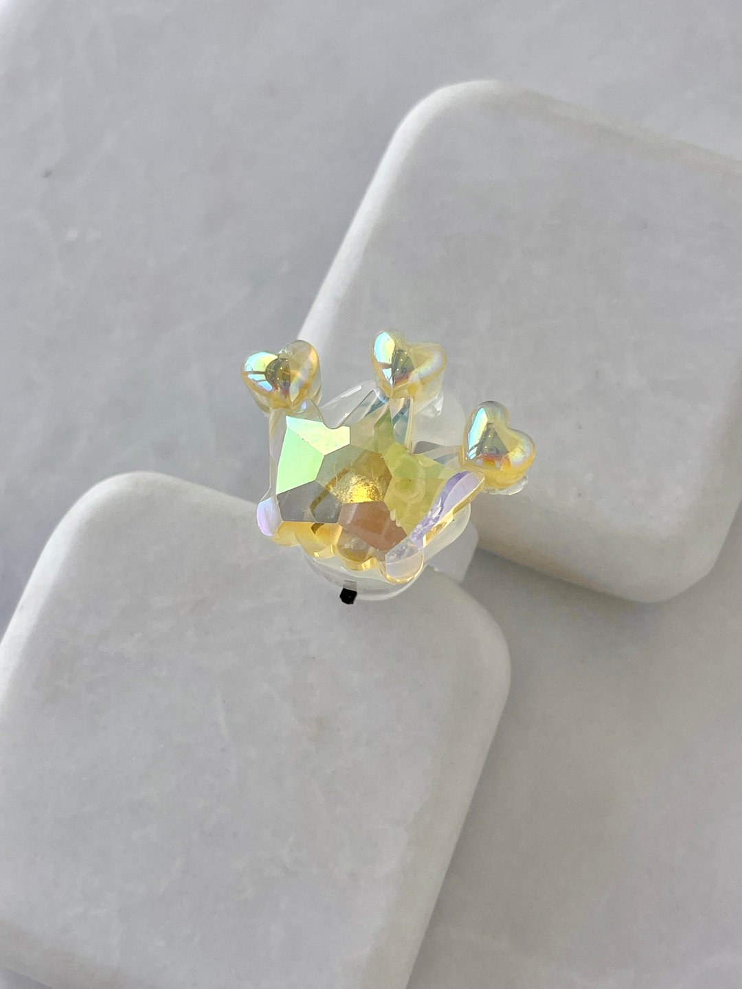 Işıklı Kristal Taç Yüzük