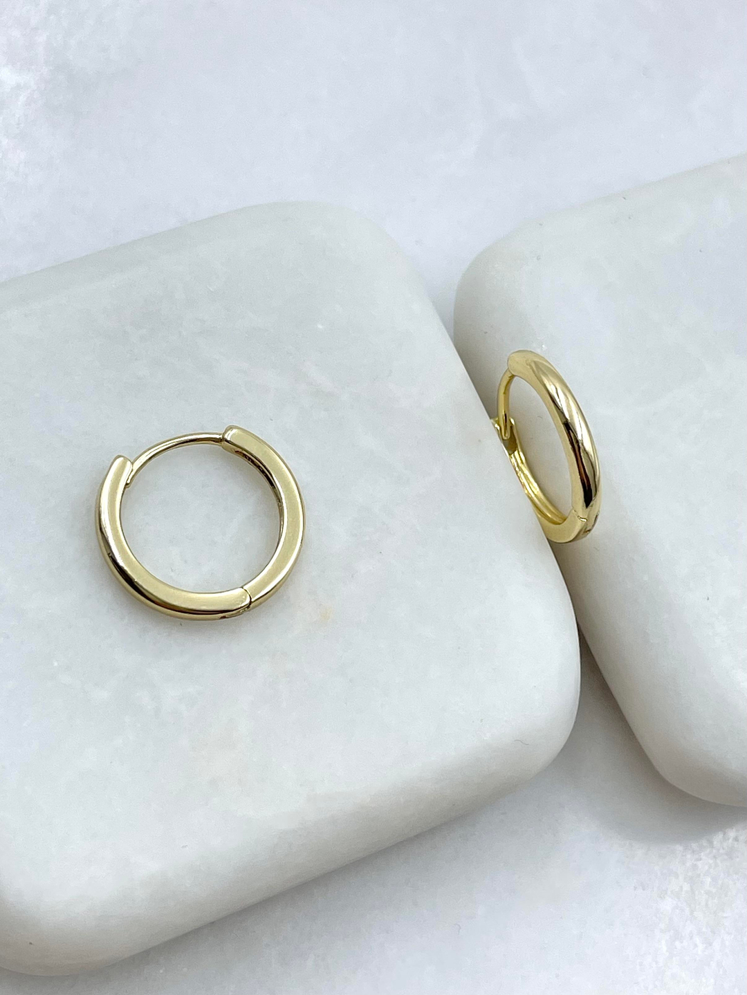 Özel Seri Basic İnce Halka Küpe 1,5 cm Gold