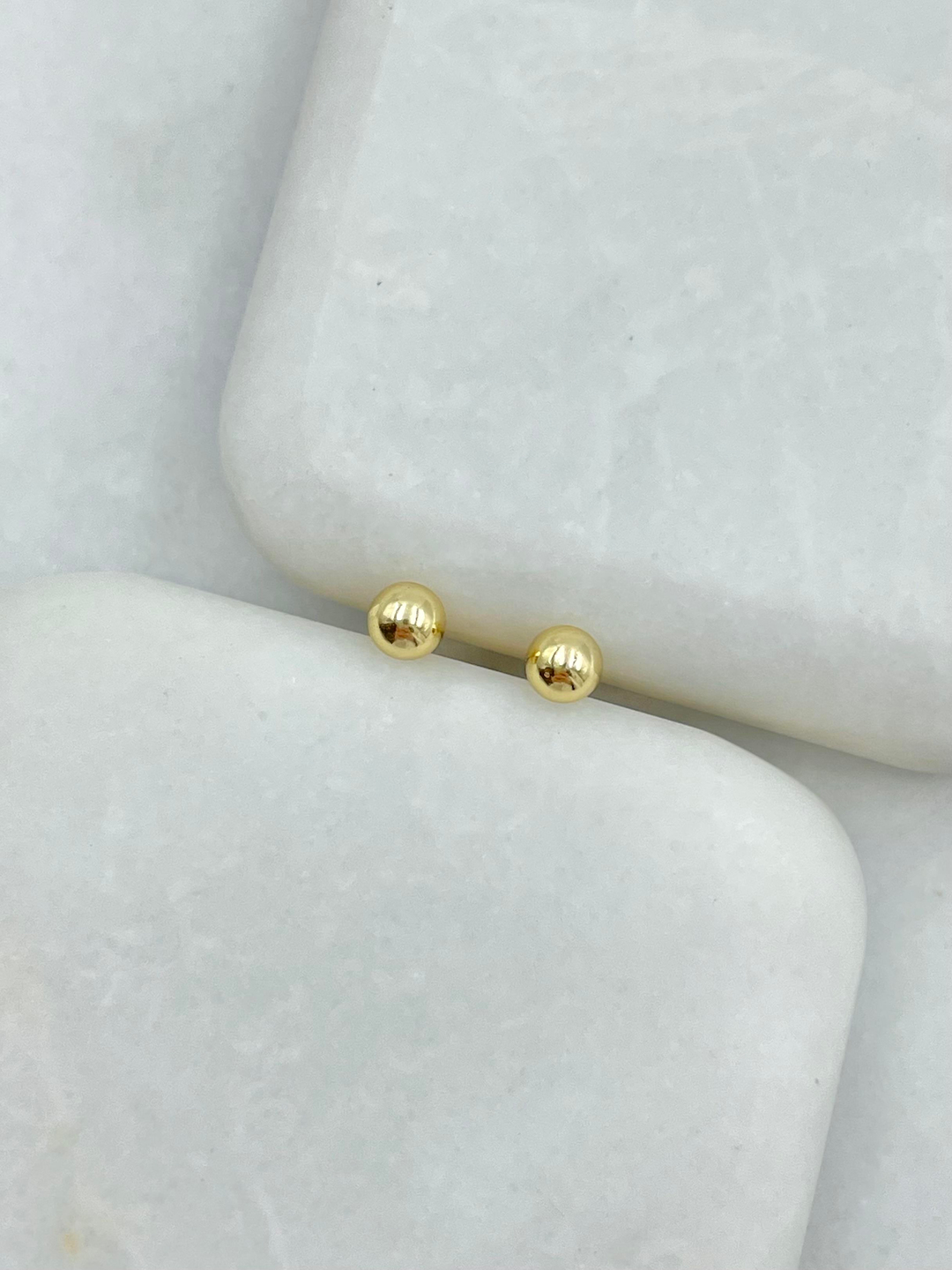 Özel Seri Topçuk Küpe 0,3 mm Gold