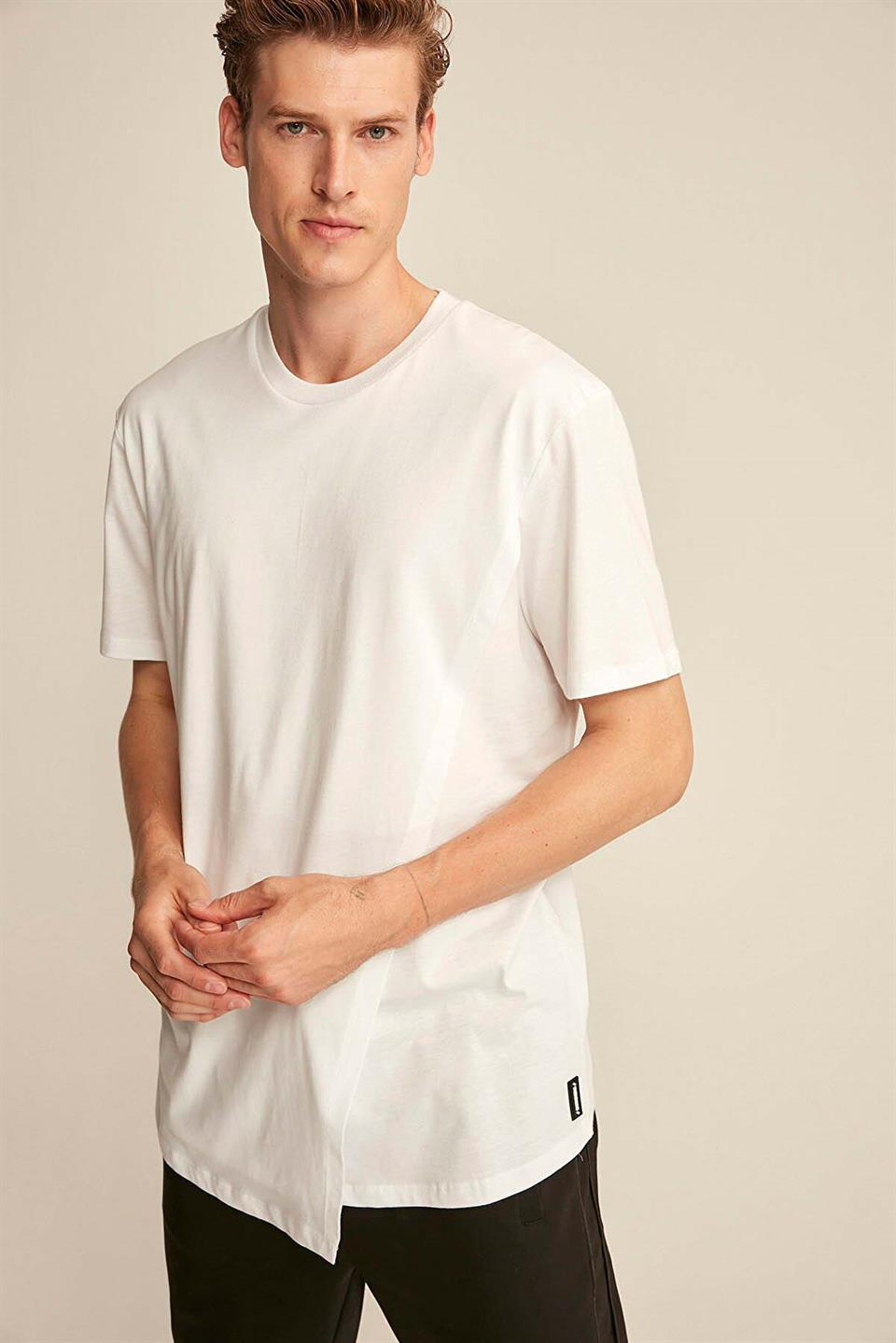 ADRIEL Örme  Beyaz  T-Shirt