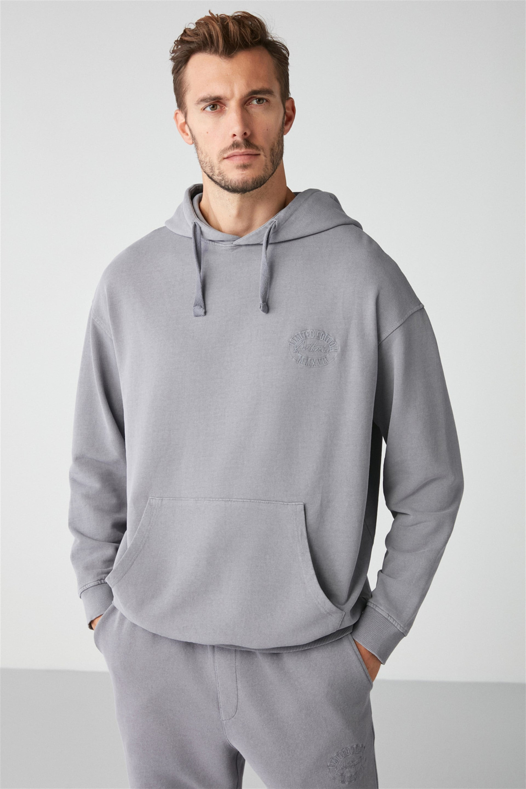 ALEXIS Örme Regular Gri  Sweatshirt