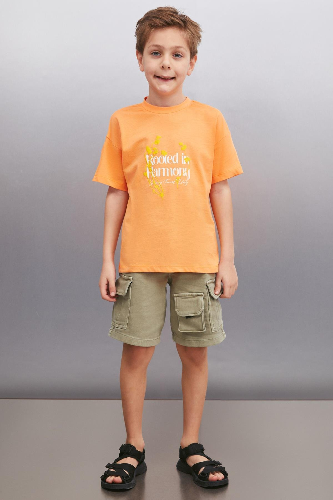 BAIRD  Relaxed Somon Tekli T-Shirt