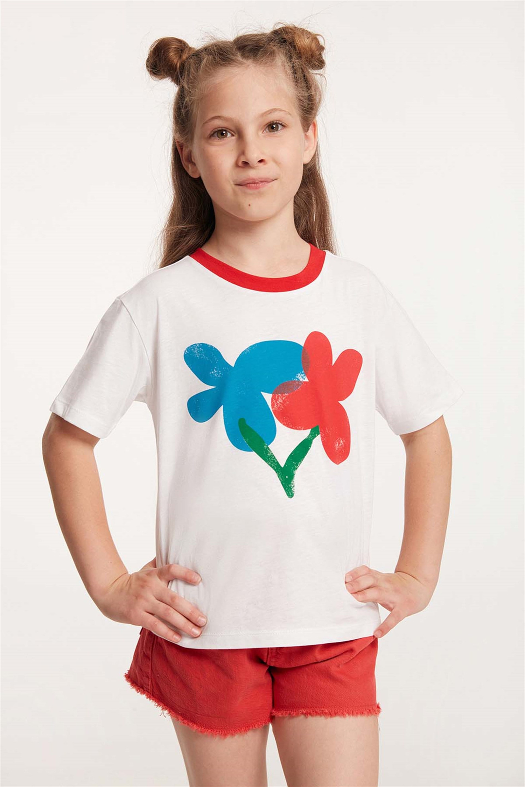 BLOSSOM Örme Regular Fit Kırmızı  T-Shirt