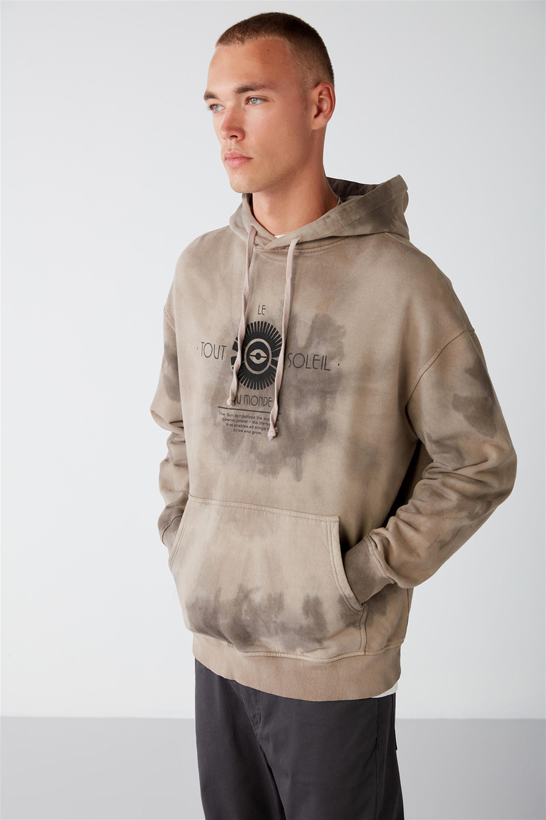 BOOST Örme Regular Kahverengi  Sweatshirt