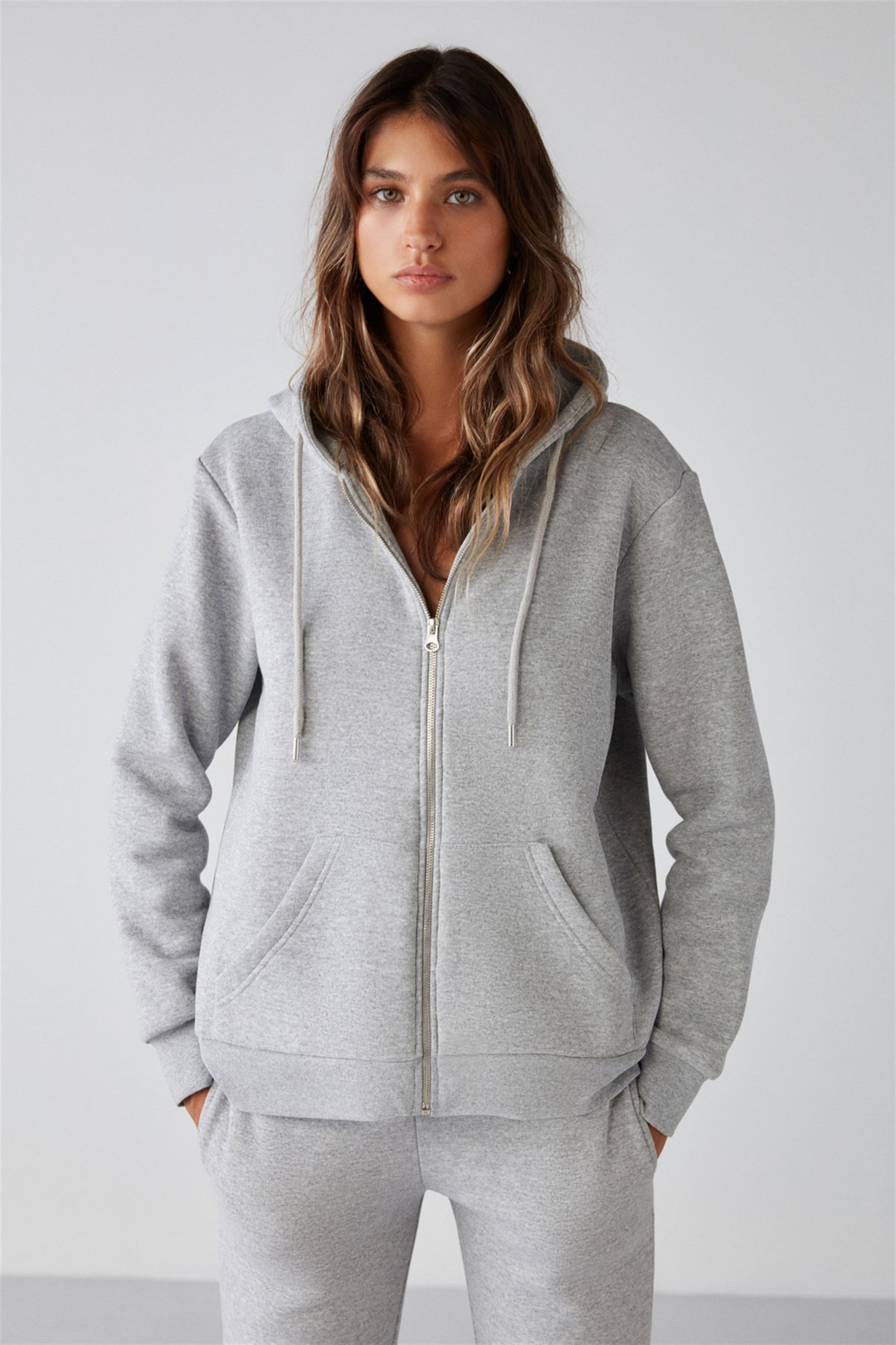 CARLOTA Örme Relaxed Grimelanj  Sweatshirt