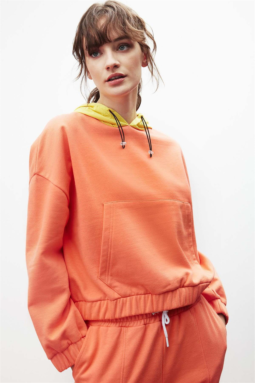 CARMEN Örme Regular Fit Turuncu  Sweatshirt