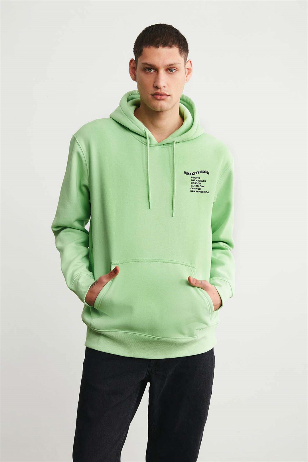 CARTER Örme Comfort Fit Açık Yeşil  Sweatshirt