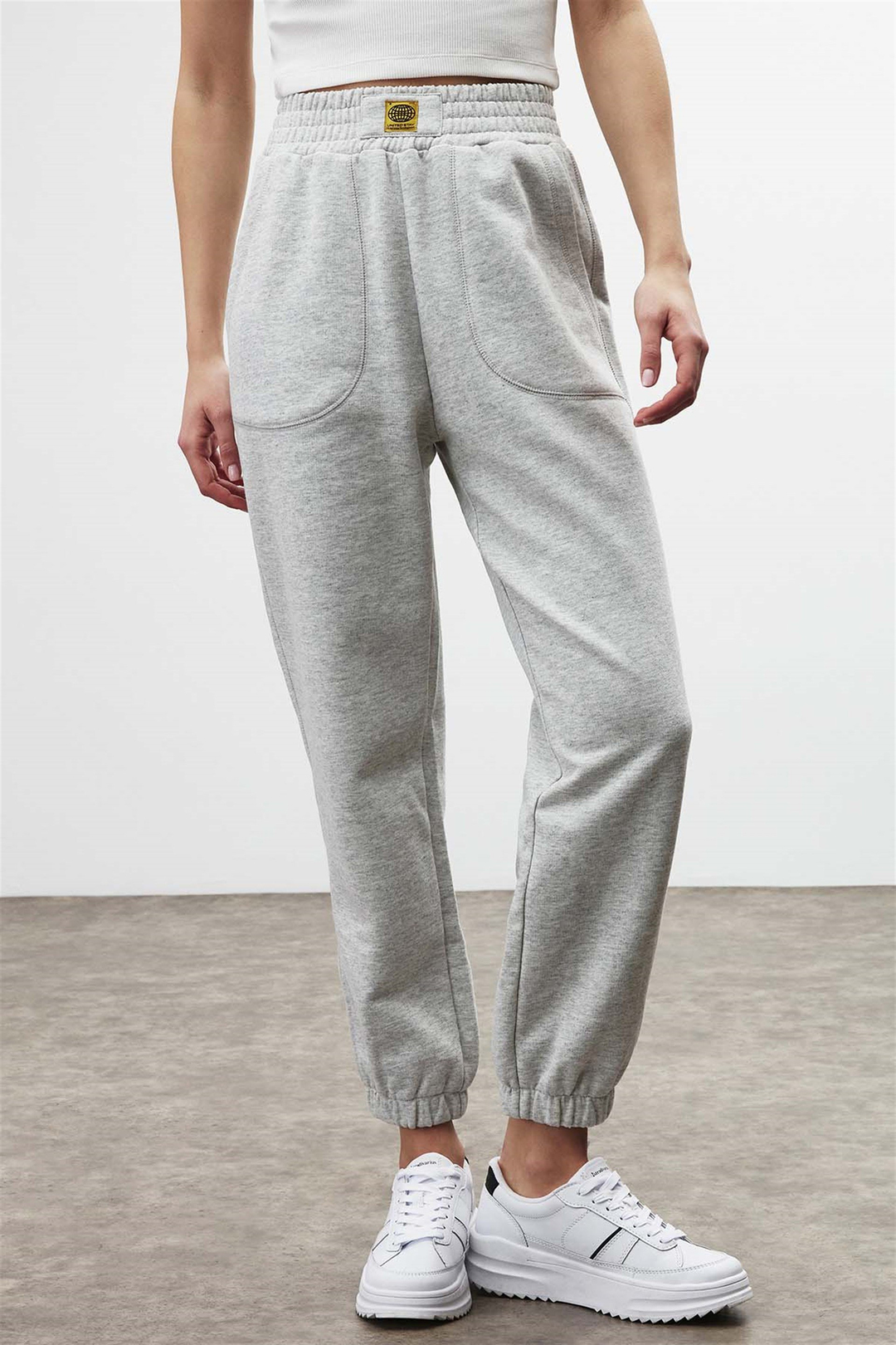DAHLIA Örme Relaxed Fit Grimelanj  Eşofman Altı