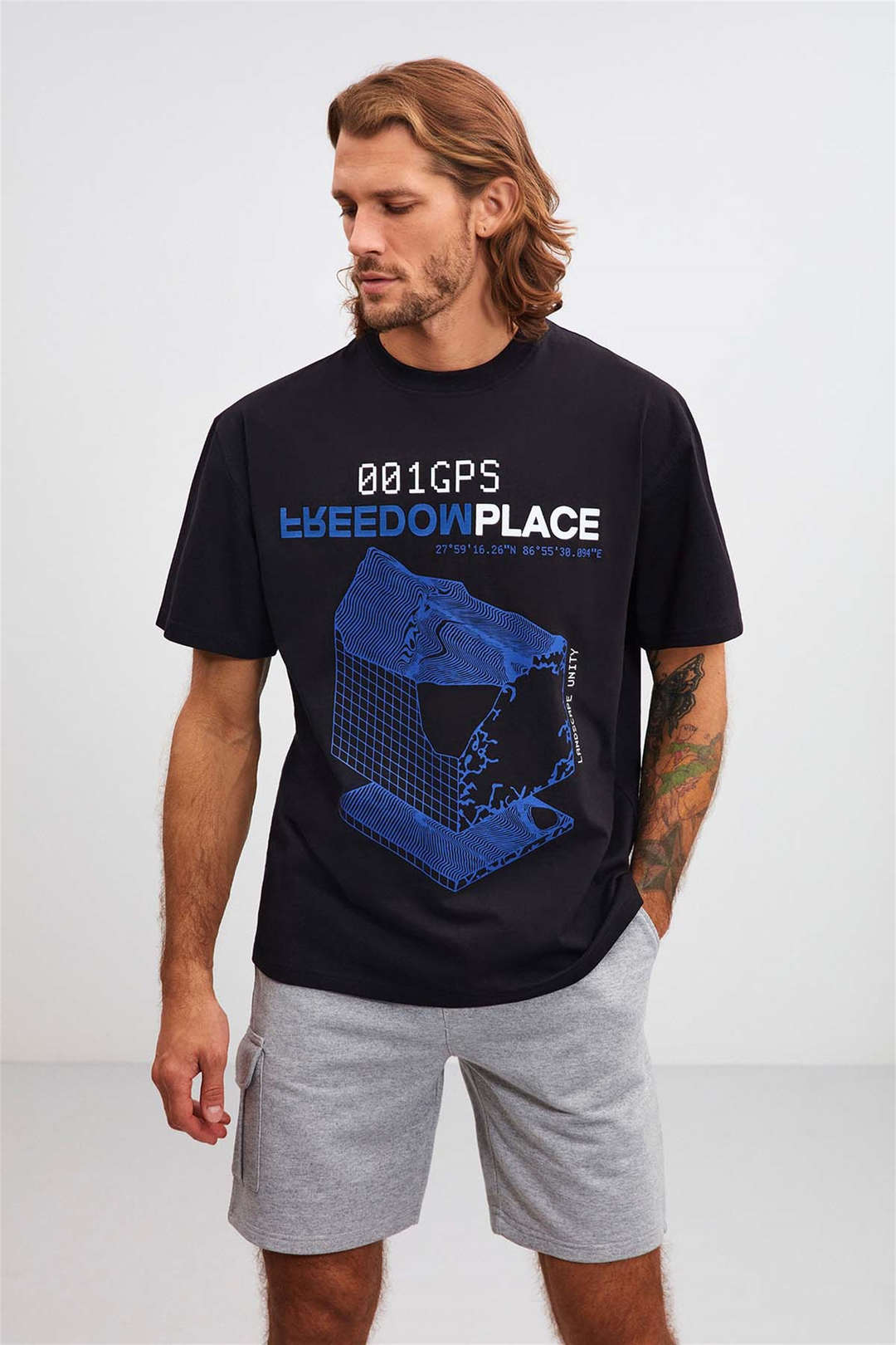 ECLİPSE Örme Oversize 990  T-Shirt