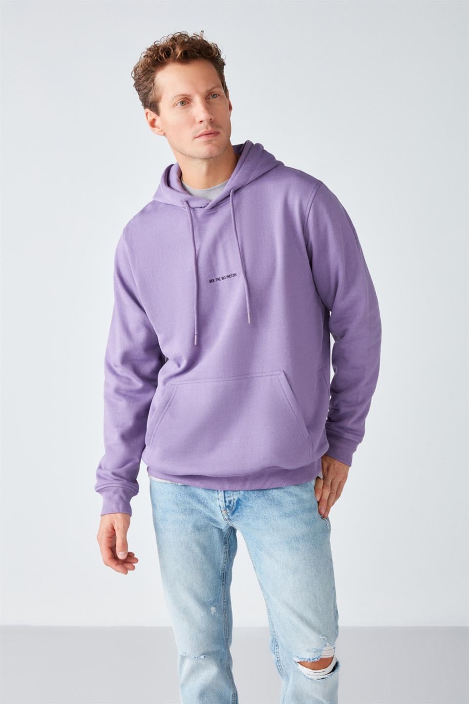 EPIC Örme Regular Mor  Sweatshirt