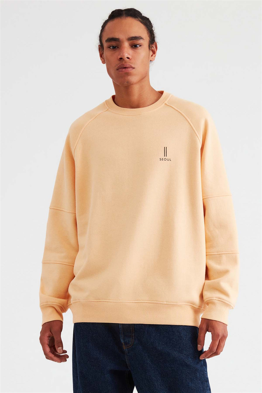 FAREAST Örme Comfort Fit Somon  Sweatshirt