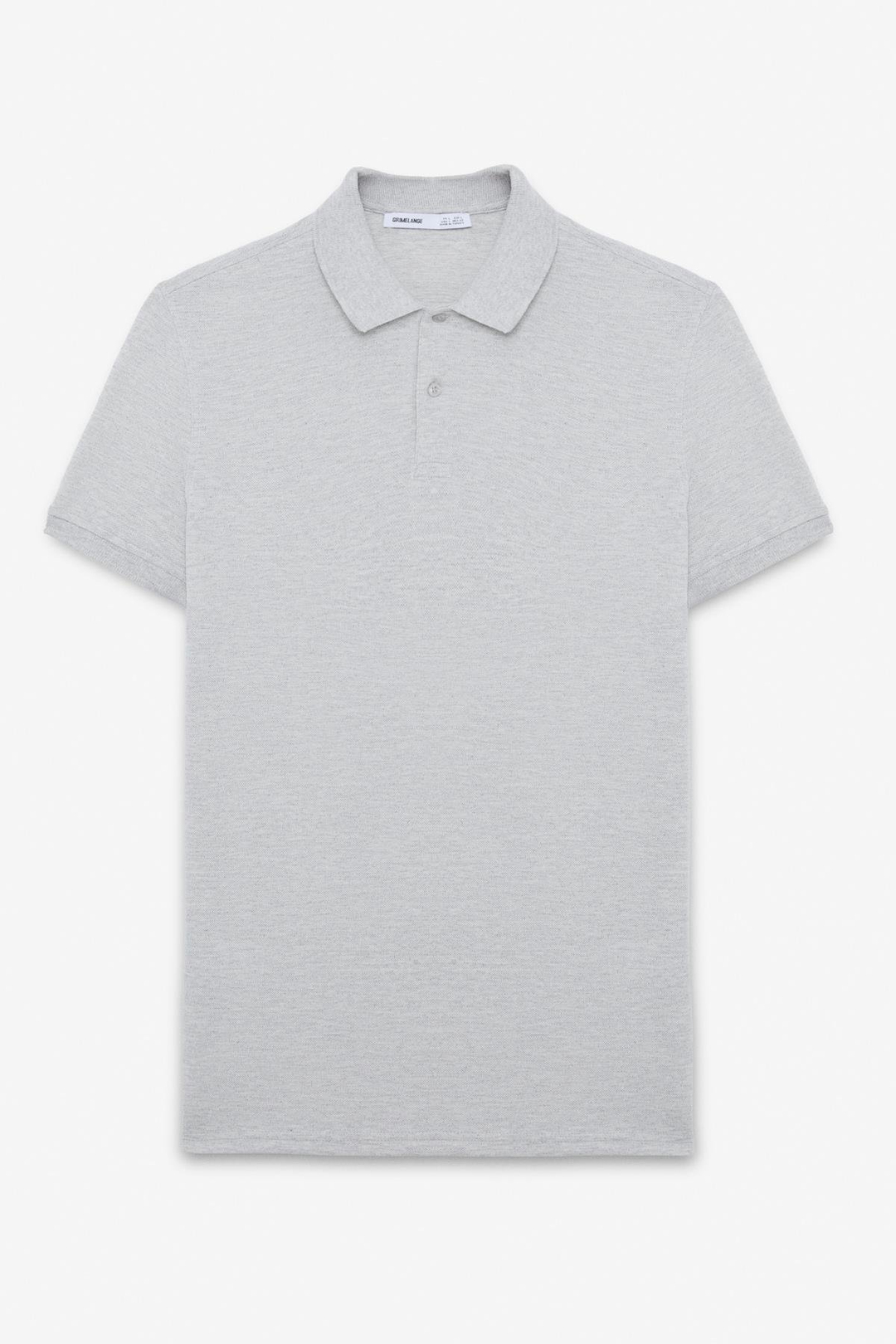 FLEXORE Erkek %100 Pamuk Kısa Kollu Regular Fit Grimelanj Polo Yaka T-shirt