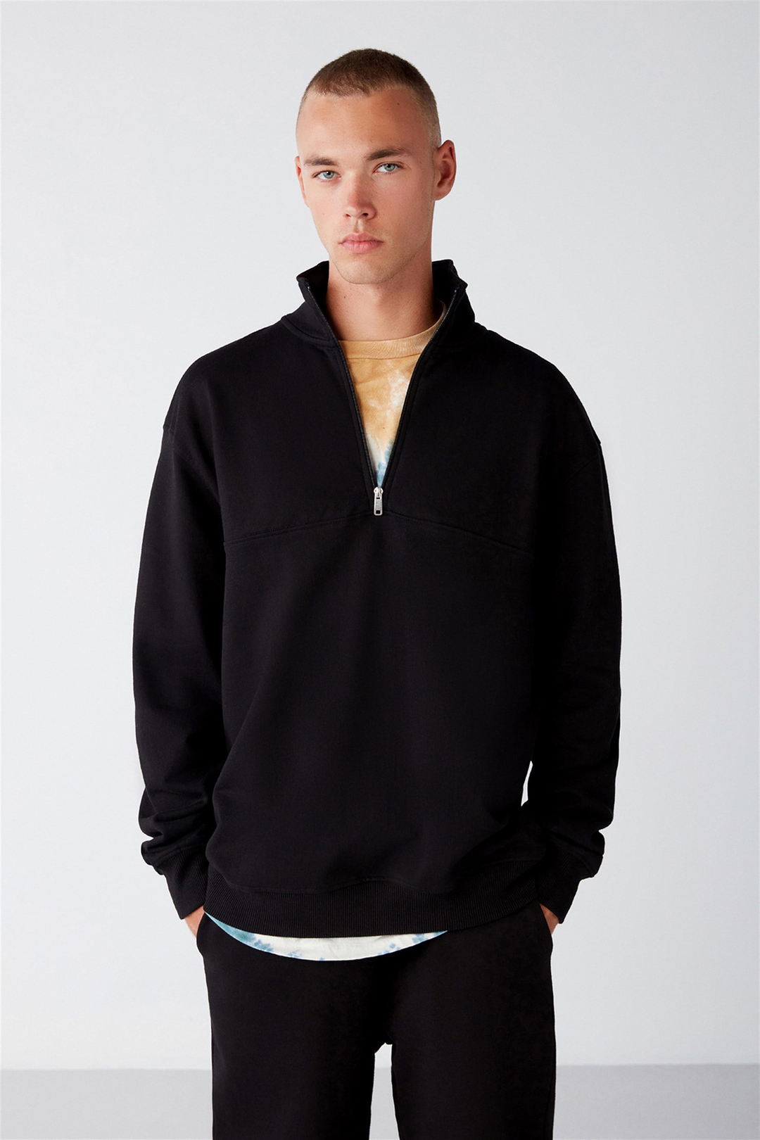 FRAME Örme Regular Siyah  Sweatshirt