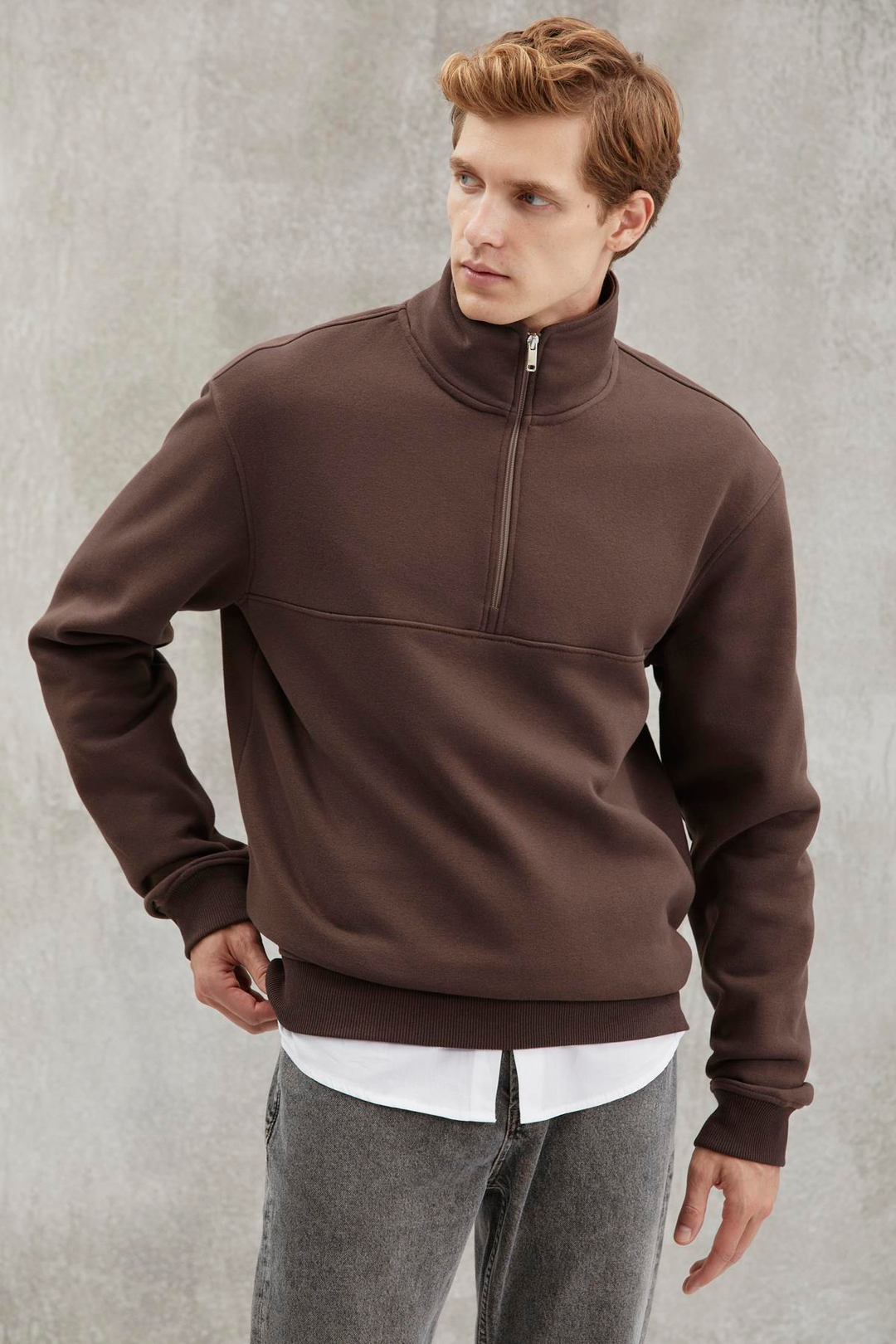 FRAME Relaxed Regular Kahverengi  Sweatshirt