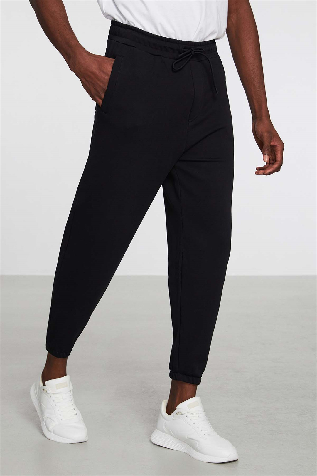 IRREGULAR Örme Comfort Fit Siyah  Eşofman Altı