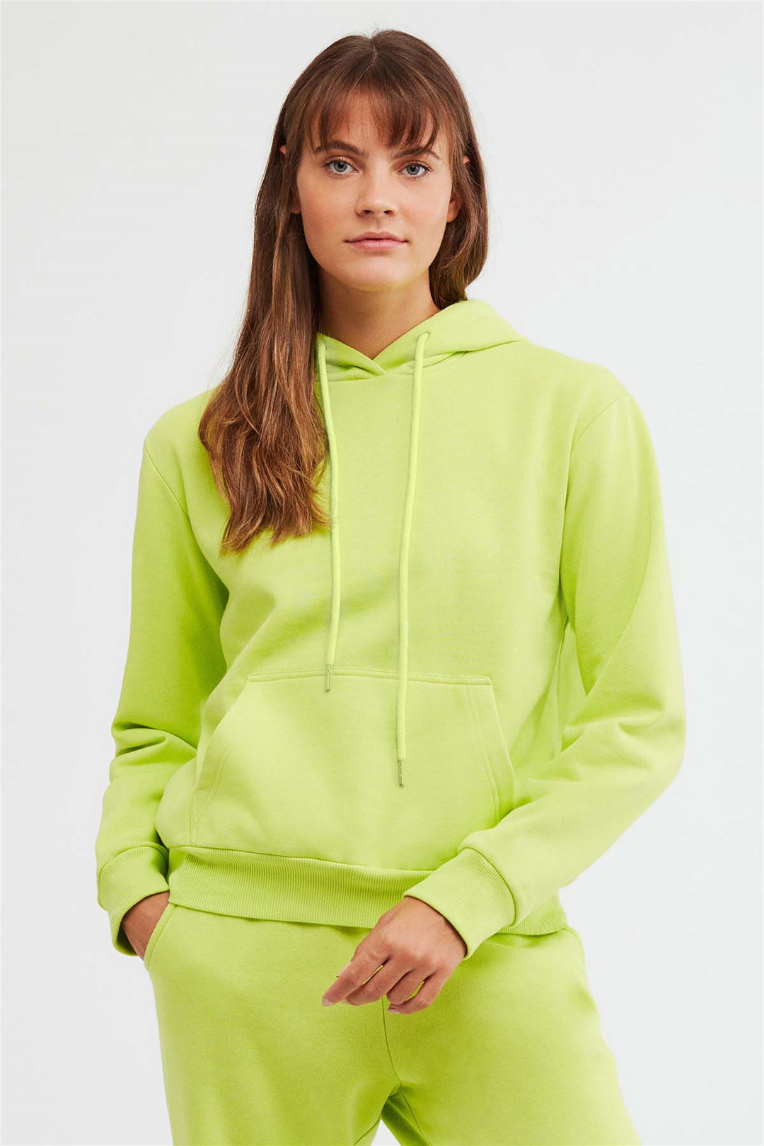 JANE Örme Comfort Fit Yeşil  Sweatshirt