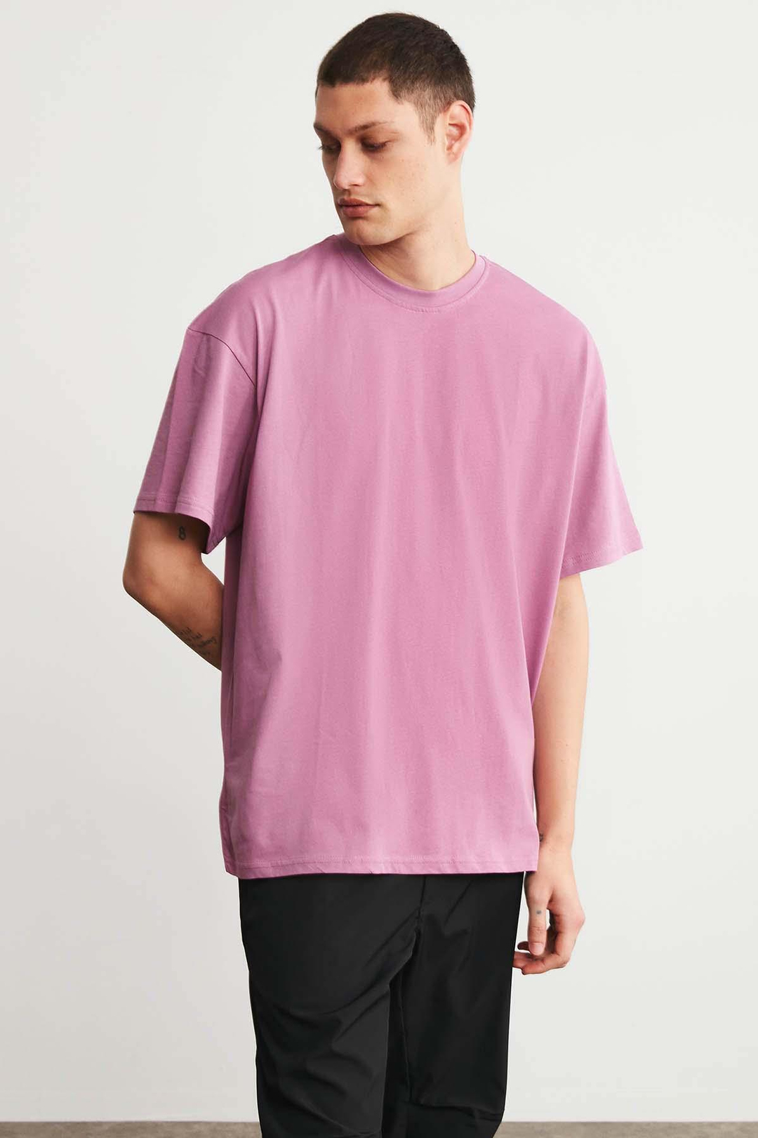 JETT  Oversize Pembe  T-Shirt