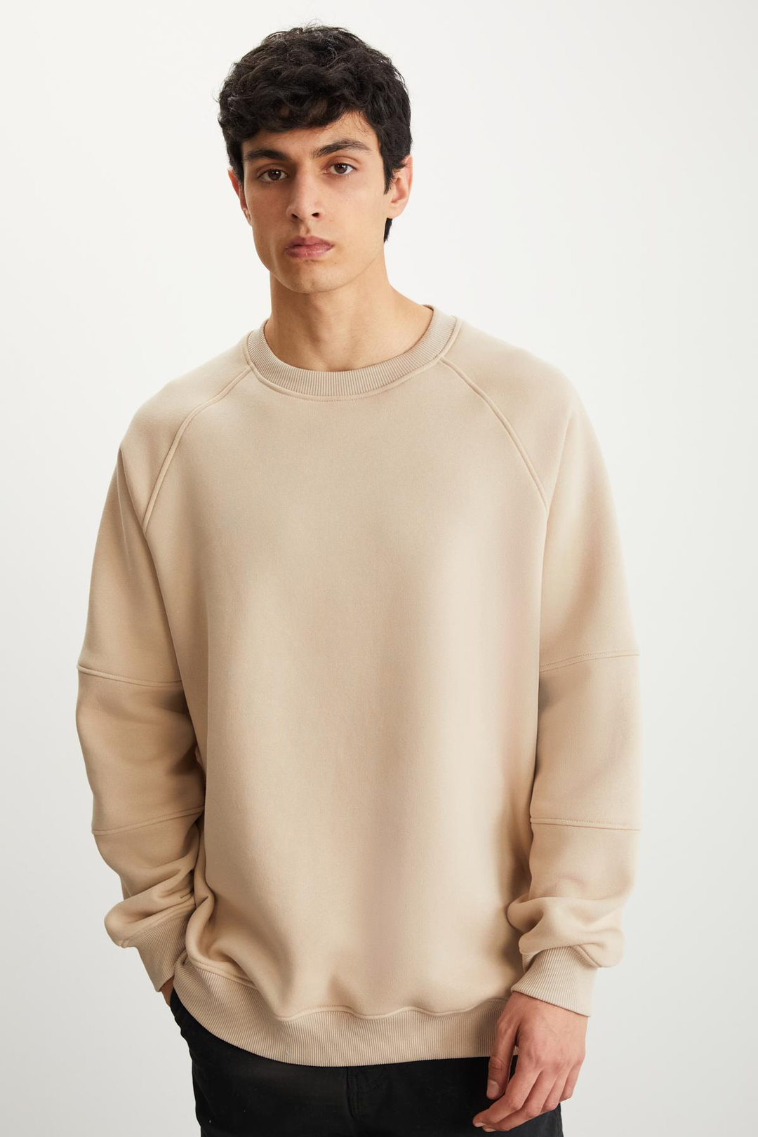 JOHHNY  Relaxed Vizon Tekli Sweatshirt
