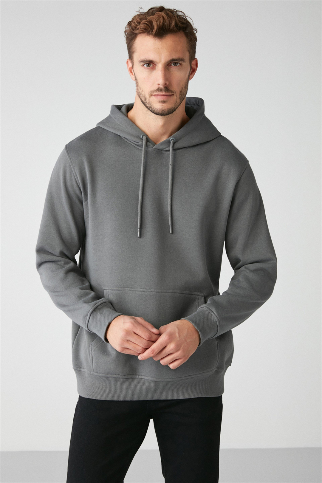 JORGE Örme Regular Koyu Gri  Sweatshirt