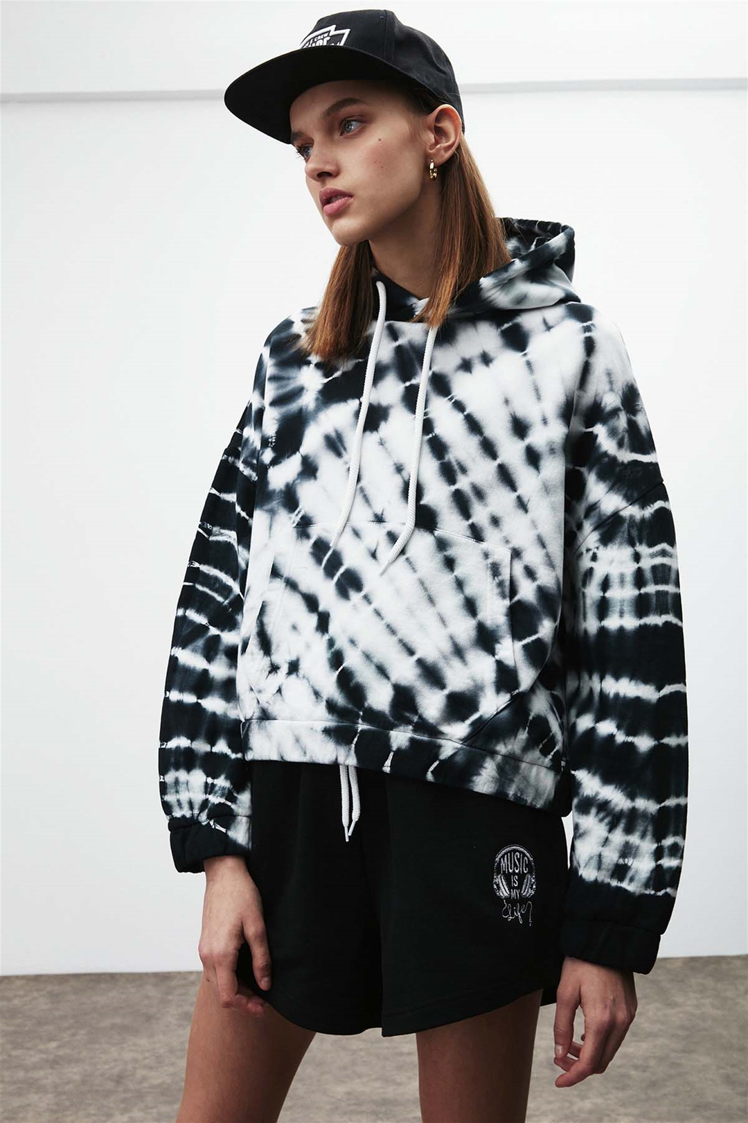 LISBETH Örme Regular Fit Siyah  Sweatshirt