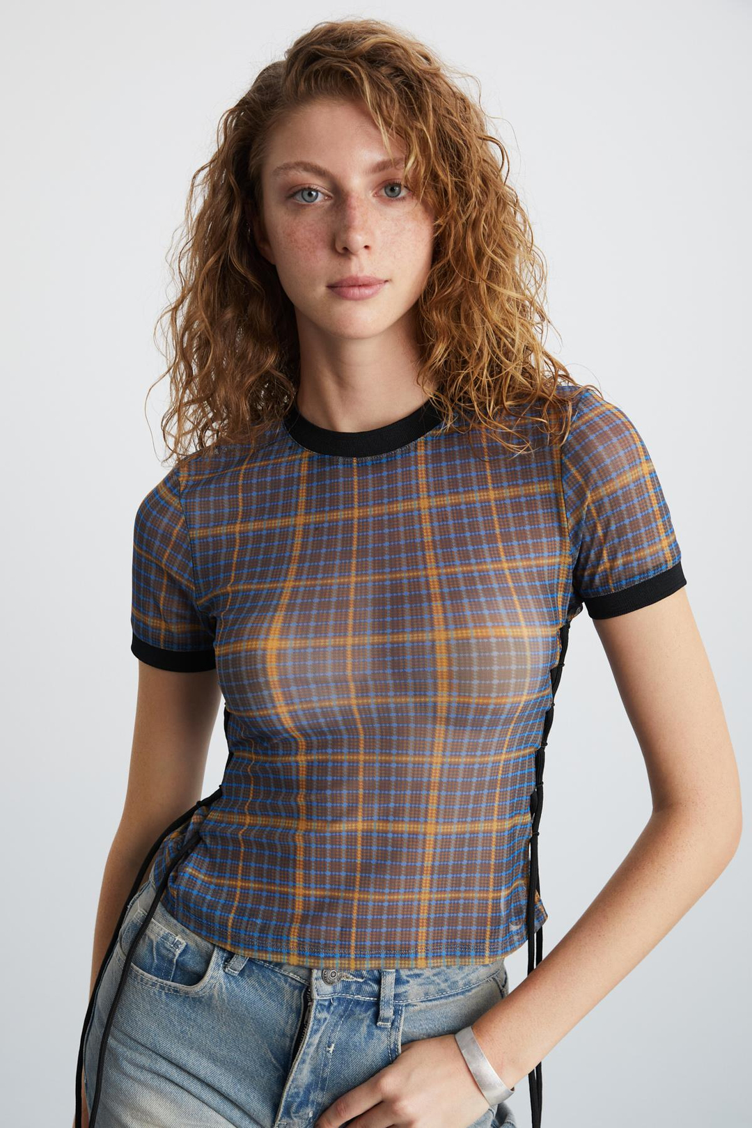 LUMIA Slim Slim Desenli Tekli T-Shirt