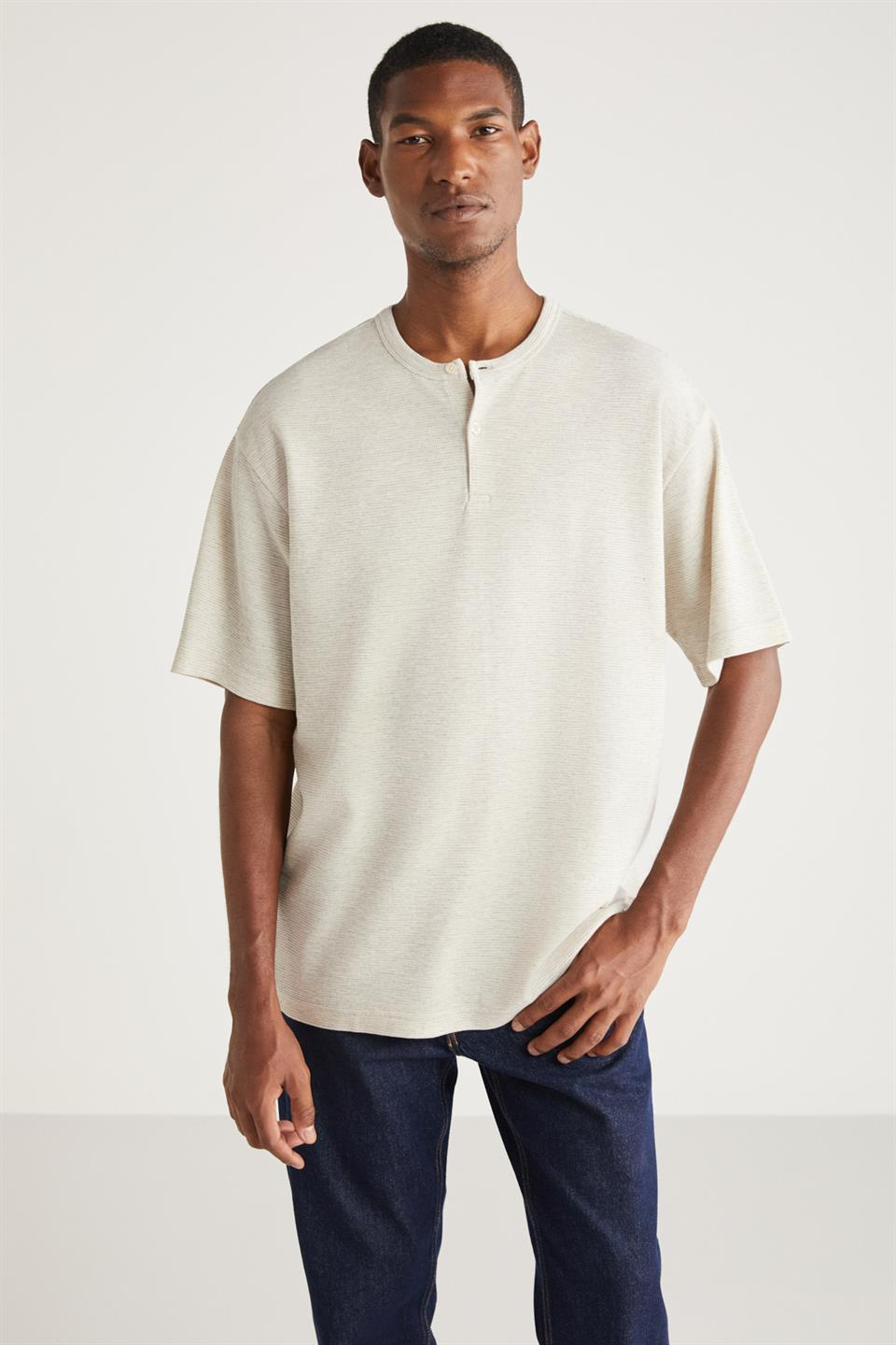 MİLLARD Basic Relaxed Karmelanj Tekli T-Shirt