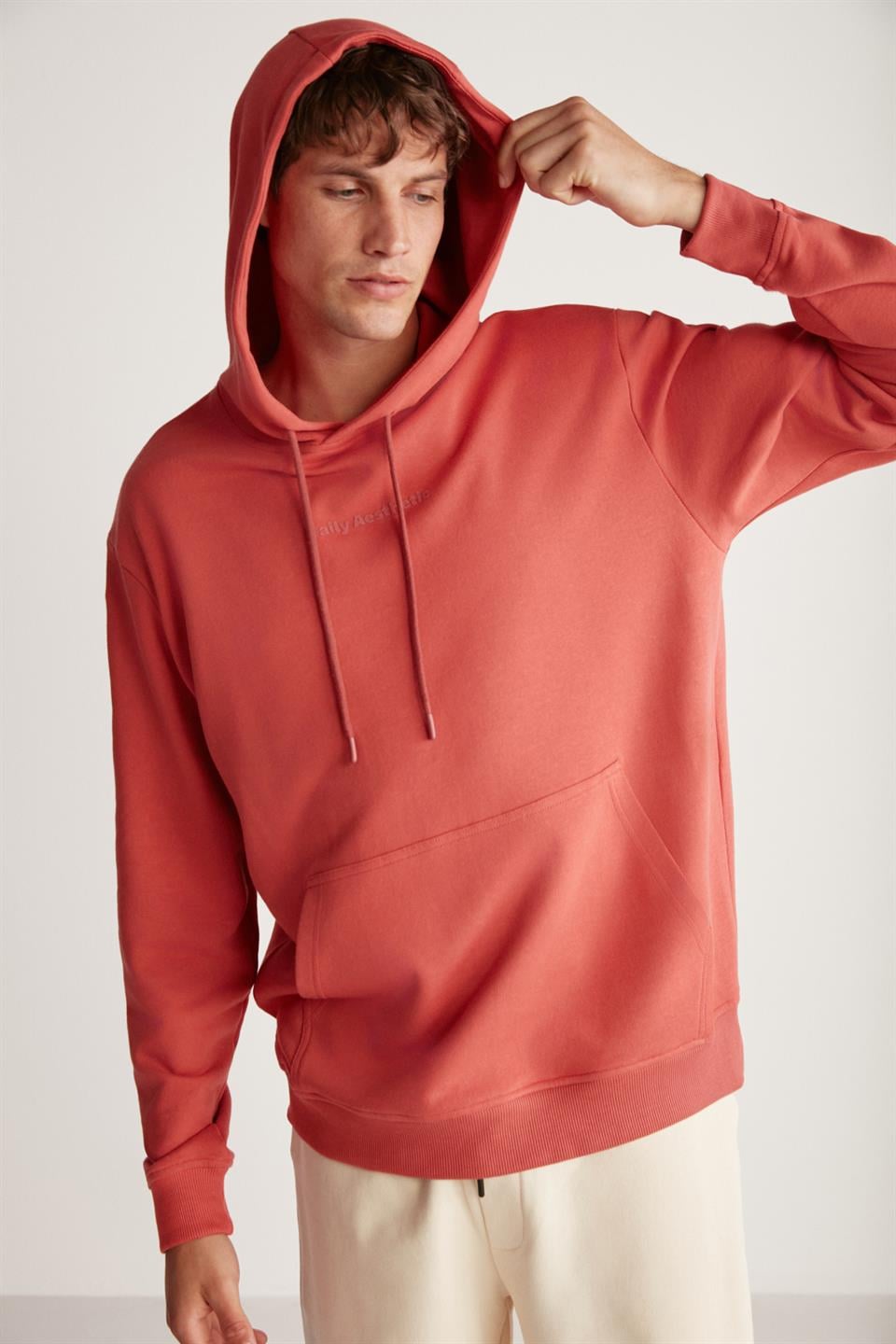 PALMER Örme Relaxed Nar Çiçeği Tekli Sweatshirt