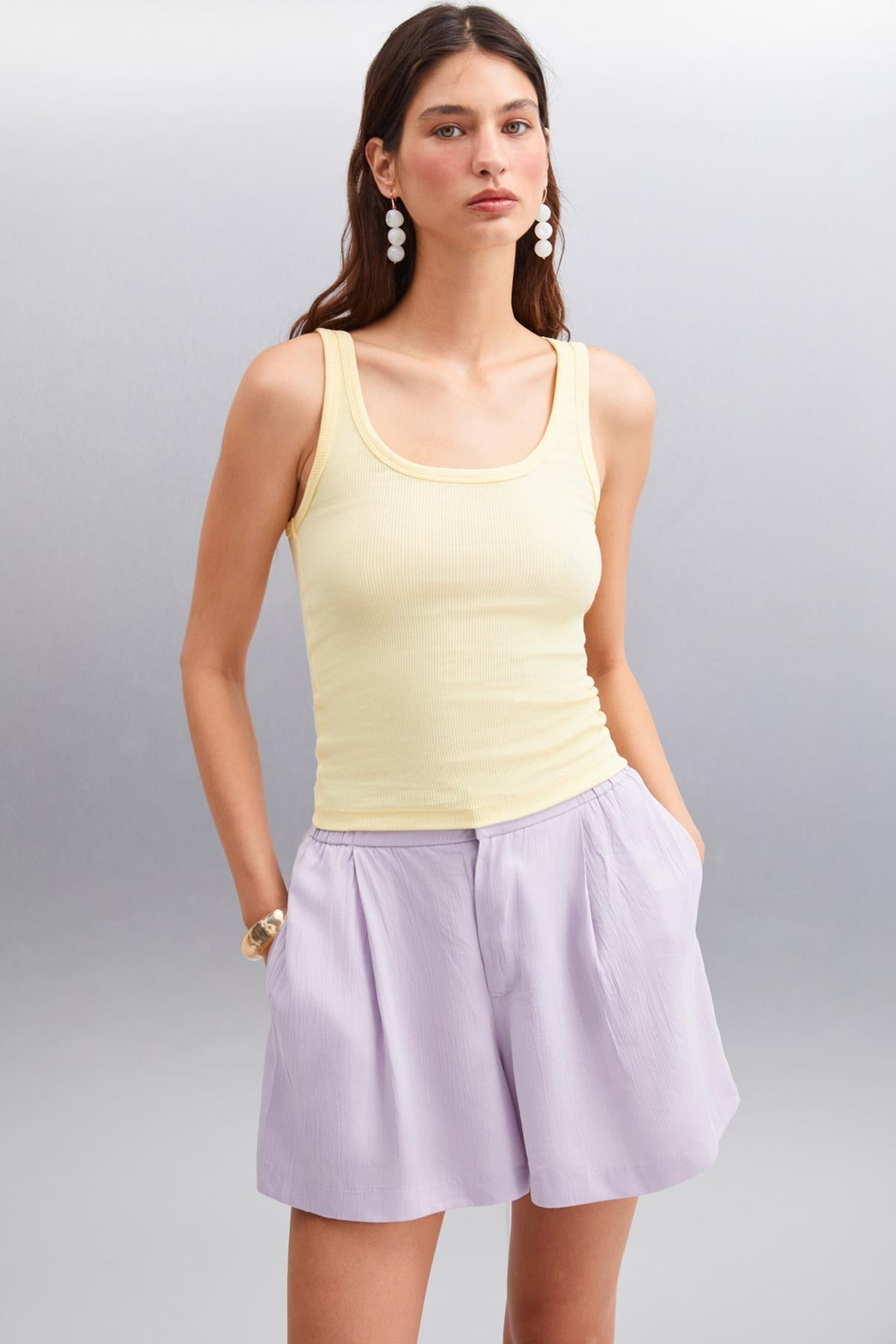 ROMINA Basic Regular Sarı Tekli Atlet